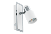 Lampen - EGLO DAVIDA Spot, chrom, weiss - 92084