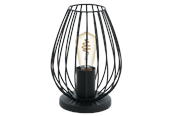 Lampen - EGLO NEWTOWN Tischleuchte, schwarz - 49481