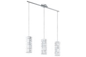 Lampen - EGLO BAYMAN Hängeleuchte, weiss, chrom - 92563