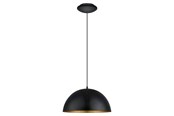 Lampen - EGLO GAETANO Hängeleuchte, schwarz, gold - 31679