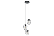 Lampen - EGLO NEWTOWN Hängeleuchte, schwarz - 49479