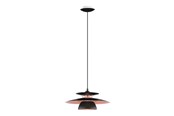 Lampen - EGLO BRENDA Hängeleuchte, schwarz, kupfer - 32011