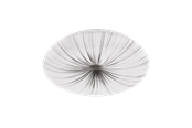 Lampen - EGLO NIEVES Wand- / Deckenleuchte, weiss, silber - 99699