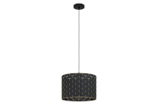 Lampen - EGLO MARASALES Hängeleuchte, schwarz, messing - 99524