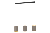 Lampen - EGLO ALBARIZA Hängeleuchte, cappuccino, gold - 99446