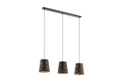 Lampen - EGLO SEGEZIA Hängeleuchte, Mokka, gold - 99438