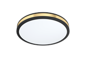 Lampen - EGLO PESCAITO Wand- / Deckenleuchte, weiss, gold - 99407