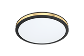 Lampen - EGLO PESCAITO Wand- / Deckenleuchte, weiss, gold - 99406