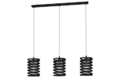 Lampen - EGLO CREMELLA Hängeleuchte, schwarz - 99347