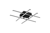 Lampen - EGLO LASANA 3 Wand- / Deckenleuchte, weiss - 99316