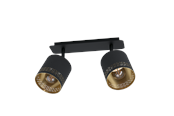 Lampen - EGLO ESTEPERRA Spot, schwarz, gold - 99277