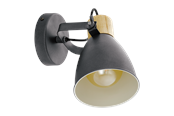 Lampen - EGLO COSWARTH Spot, anthrazit, creme-weiss, braun - 901174