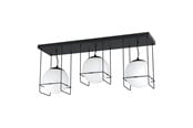 Lampen - EGLO VERSUOLA Deckenleuchte - schwarz/weiss - 99021