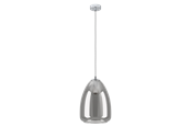 Lampen - EGLO ALOBRASE Hängeleuchte, schwarz-transparent - 98614