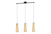 Lampen - EGLO PINTO GOLD Hängeleuchte, klar, gold - 97652