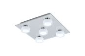 Lampen - EGLO ROMENDO 1 Deckenleuchte, klar, satiniert - 96544