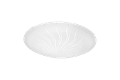 Lampen - EGLO MARGITTA 1 Wand- / Deckenleuchte, granille weiss, klar - 96111