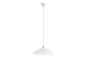Lampen - EGLO VETRO Hängeleuchte, weiss, klar - 96073