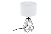 Lampen - EGLO CARLTON 2 Tischleuchte, weiss - 95789