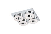Lampen - EGLO FRADELO Wand- / Deckenleuchte, chrom, klar - 95664