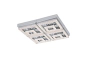 Lampen - EGLO FRADELO Deckenleuchte, chrom, klar - 95661