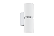Lampen - EGLO PASSA Wandleuchte, chrom, weiss - 95368