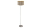 Lampen - EGLO MASERLO Stehleuchte, taupe, gold - 95171