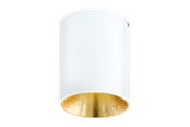 Lampen - EGLO POLASSO Deckenleuchte, weiss, gold - 94503