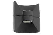 Lampen - EGLO REDONDO Wandleuchte, anthrazit - 93368