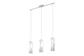Lampen - EGLO RIVATO Hängeleuchte, weiss, chrom - 92741