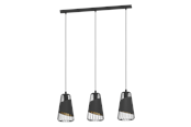 Lampen - EGLO AUSTELL Hängeleuchte, schwarz, gold - 49448