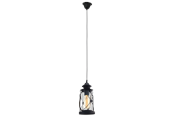 Lampen - EGLO BRADFORD Hängeleuchte, klar - 49213