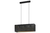 Lampen - EGLO SALLICANO Hängeleuchte, schwarz, gold - 43559