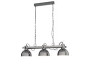 Lampen - EGLO LUBENHAM 1 Hängeleuchte, nickel-antik, creme *DEMO* - 43168