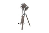 Lampen - EGLO WALESBY Tischleuchte, natur, chrom - 33707