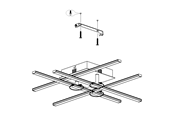 Lampen - EGLO TOWNSHEND 3 Spot, braun, weiss - 99484