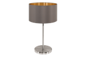 Lampen - EGLO MASERLO Tischleuchte, cappuccino, gold - 31631