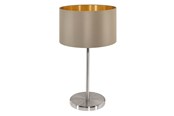 Lampen - EGLO MASERLO Tischleuchte, taupe, gold - 31629