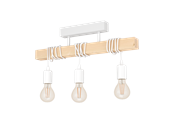 Lampen - EGLO TOWNSHEND Deckenleuchte, braun - 44082