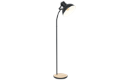 Lampen - EGLO LUBENHAM Stehleuchte, schwarz, braun - 44059