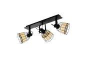 Lampen - EGLO ANWICK 1 Spot, natur - 43326