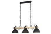 Lampen - EGLO LUBENHAM Hängeleuchte, schwarz, braun - 43163