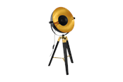 Lampen - EGLO COVALEDA Tischleuchte, schwarz, messing, gold - 49617