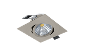 Lampen - EGLO SALICETO Einbauleuchte, nickel-matt - 98304