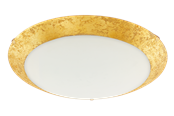 Lampen - EGLO MONTENOVO Wand- / Deckenleuchte, weiss, gold - 98023