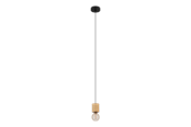 Lampen - EGLO TURIALDO Hängeleuchte, braun, schwarz - 901172