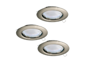 Lampen - EGLO PENETO Einbauleuchte, nickel-matt - 94237