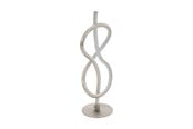Lampen - EGLO NOVAFELTRIA Tischleuchte - nickel-matt/weiss *DEMO* - 97941