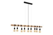 Lampen - EGLO TOWNSHEND Hängeleuchte, braun, schwarz - 49744