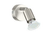 LED-Birnen - EGLO LED-Lampe BUZZ-LED Spot, nickel-matt GU10 - 92595